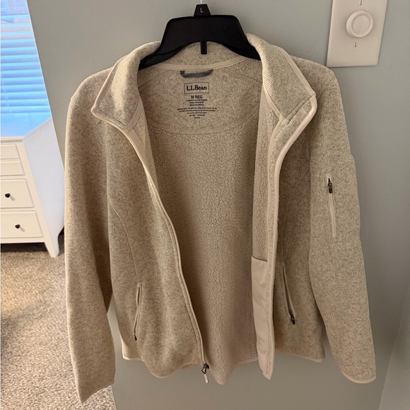 L.L. Bean Sweater Fleece Full-Zip Jacket - Picture 2 of 4